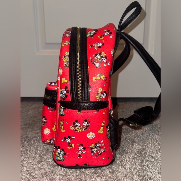 Loungefly Disney Parks Mickey & Minnie Runaway Railway Mini Backpack NWOT main image 4